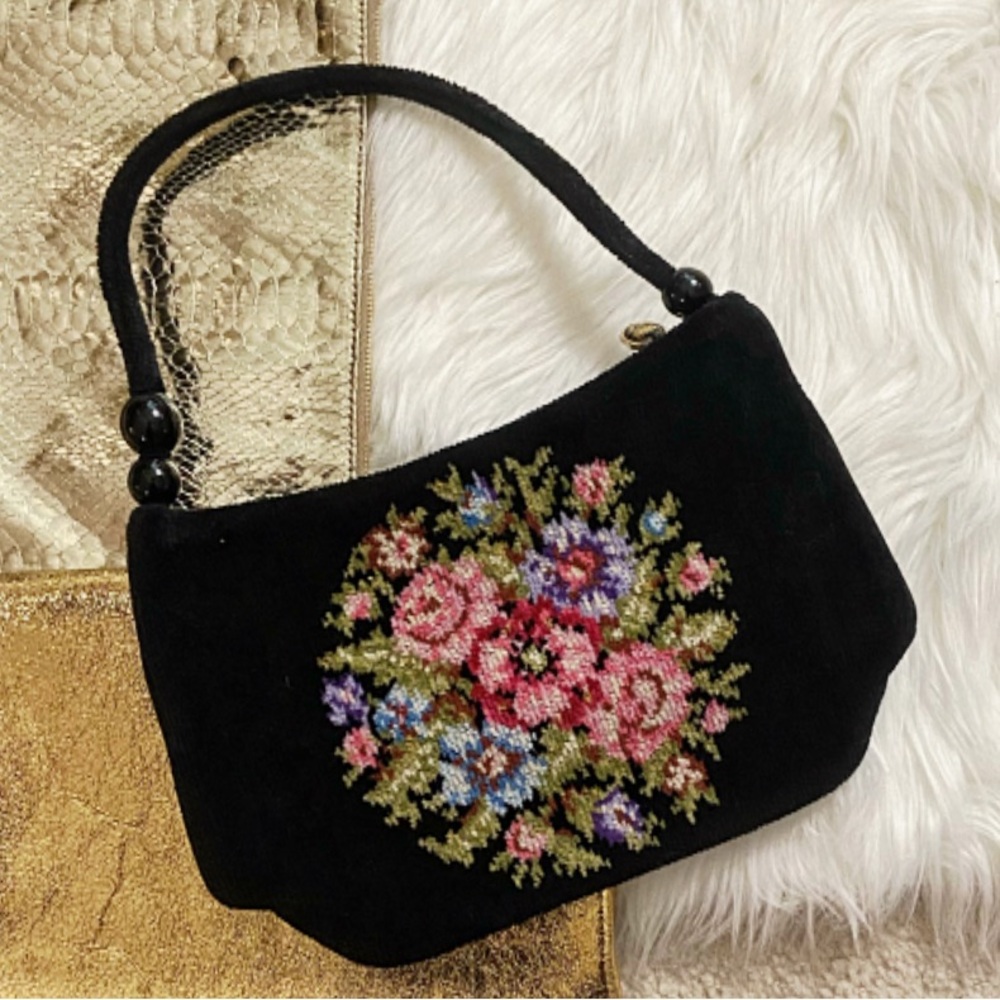 Feiler Vintage Floral Purse